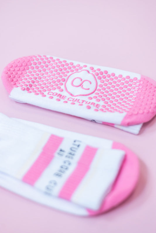 HYPER PARADISE SOCKS IN BUBBLEGUM